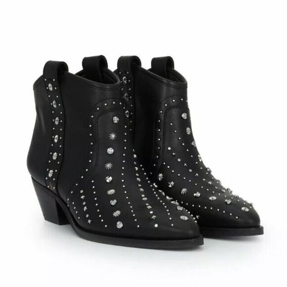 Sam Edelman Shoes - Sam Edelman Booties Spiked Sam Edelman Biker Cowgirl Western Boots 6.5 NEW